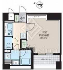 343 RESIDENCE HONKOMAGOMEⅠ 1201 間取り図
