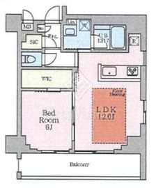 ヴィスタコート幡ヶ谷 203 間取り図