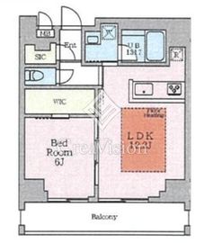 ヴィスタコート幡ヶ谷 402 間取り図
