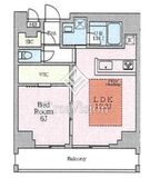 ヴィスタコート幡ヶ谷 602 間取り図