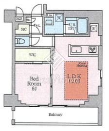 ヴィスタコート幡ヶ谷 403 間取り図