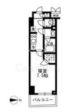 レジディア亀戸 407 間取り図