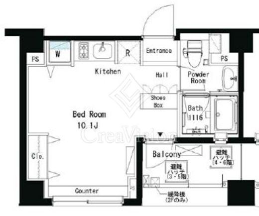 パークアクシス横浜井土ヶ谷 314 間取り図