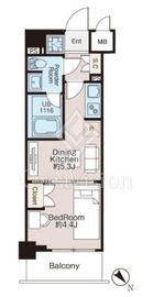 ＣＲＥＡＴＩＦ三軒茶屋 107 間取り図