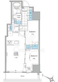 ルフォンプログレ北新宿 802 間取り図