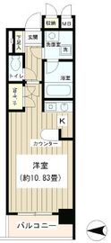 ノナプレイス渋谷神山町 309 間取り図