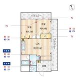サニーハイム目白台 6階 間取り図