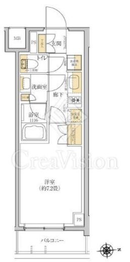 グレーシアフィット羽沢横浜国大 701 間取り図