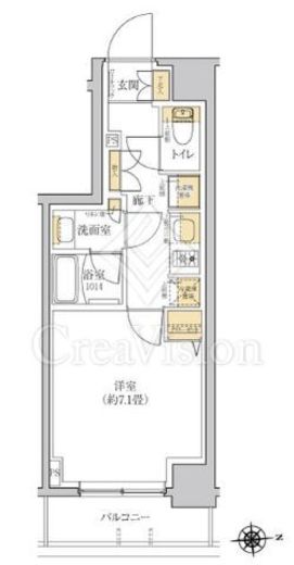 グレーシアフィット羽沢横浜国大 604 間取り図