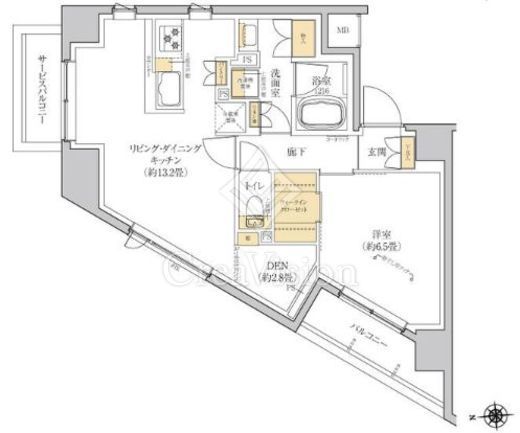 グレーシアフィット羽沢横浜国大 211 間取り図