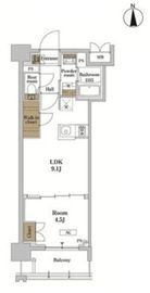RJRプレシア蒲田 202 間取り図