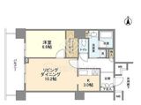 豊洲シエルタワー 23階 間取り図