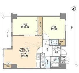 ボヌール東池袋 705 間取り図