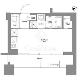 ザ・ケンジントン・レジデンス・芝浦 612 間取り図