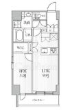 シーズンフラッツ滝野川 501 間取り図