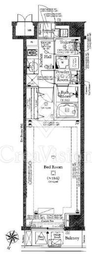 コンシェリア目黒 THE RESIDENCE 2階 間取り図