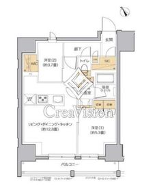 リビオメゾン田端 601 間取り図