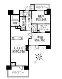 クリオラベルヴィ横濱サウス 405 間取り図