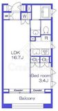 住吉コートクEAST 503 間取り図