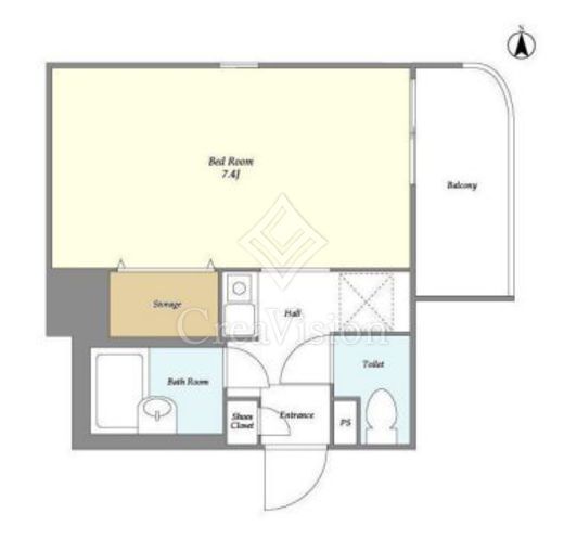 ミリアレジデンス御茶ノ水 901 間取り図