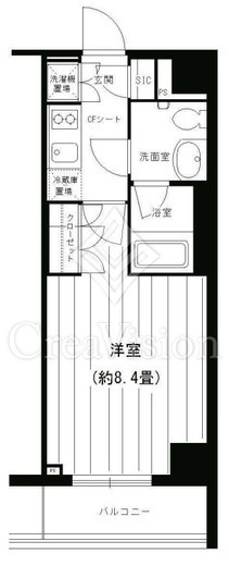 PORTO PARTIRE YOKOHAMA 6階 間取り図