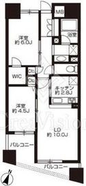 プライムアーバン日本橋大伝馬町 402 間取り図