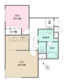 藤和シティコープ桜新町 1階 間取り図