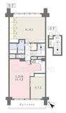 目黒台マンション 6階 間取り図