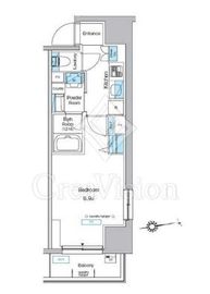 プレディアコート北千住 301 間取り図