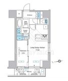 プレディアコート北千住 205 間取り図