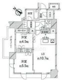 パークリュクス神楽坂 12階 間取り図