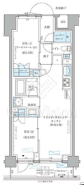 パークアクシス文京本郷 207 間取り図