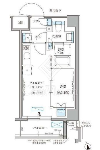 パークアクシス文京本郷 515 間取り図
