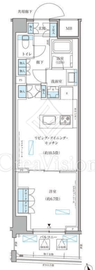 パークアクシス文京本郷 602 間取り図