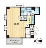 コートハウス北新宿 4階 間取り図