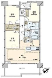 桜上水ガーデンズ 3階 間取り図