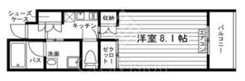 ガーデン東新宿 230 間取り図