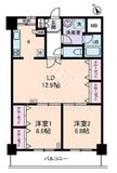 グランドフェニックス 12階 間取り図