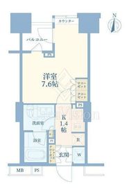 クオリア神南フラッツ 11階 間取り図