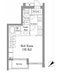 ル・シヤージュ神宮前 302 間取り図