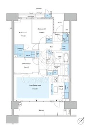 HARUMI FLAG SEA VILLAGE (晴海フラッグ シーヴィレッジ) 15階 間取り図
