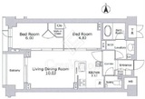 プレミアスイート外苑の杜 2階 間取り図