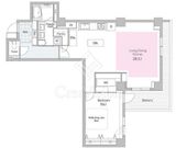 ザ・パークハウス元麻布 5階 間取り図