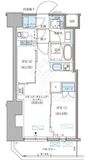 パークアクシス住吉ガーデンスクエア 604 間取り図