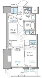 パークアクシス住吉ガーデンスクエア 304 間取り図