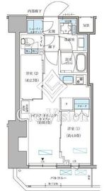 パークアクシス住吉ガーデンスクエア 1004 間取り図