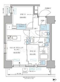 パークアクシス住吉ガーデンスクエア 1001 間取り図