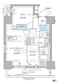 パークアクシス住吉ガーデンスクエア 601 間取り図