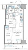 パークアクシス住吉ガーデンスクエア 307 間取り図