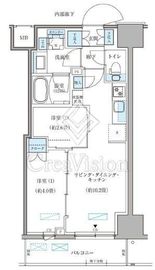 パークアクシス住吉ガーデンスクエア 1007 間取り図